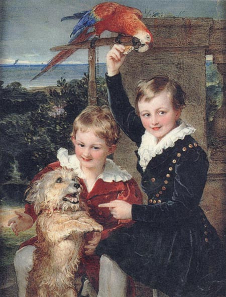 Prince Ernest and Prince Edward of Leiningen